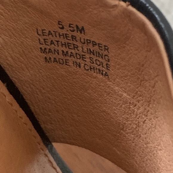 Nurture Shoes Black Soft Leather 5.5M Slingback - Picture 7 of 7